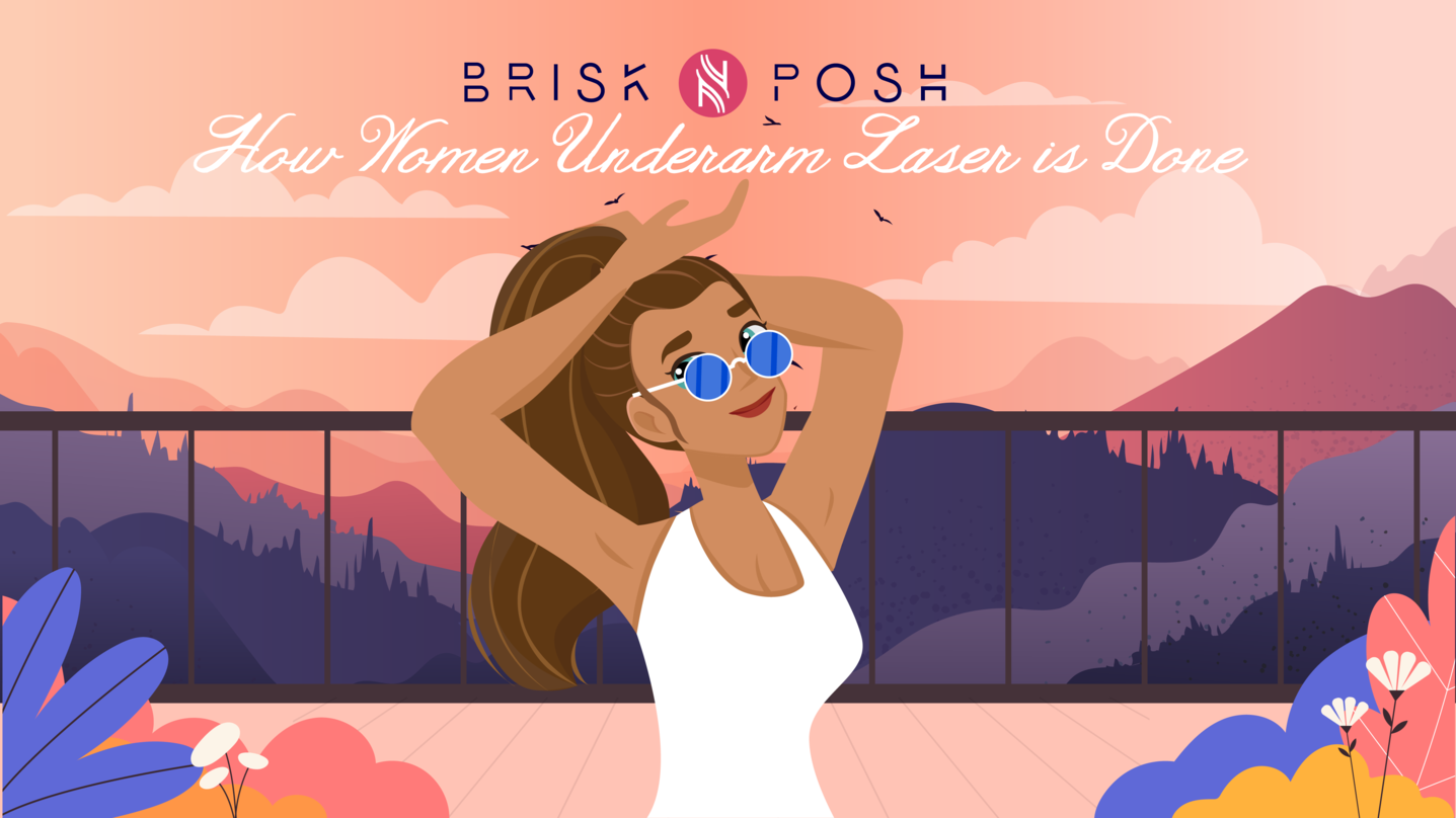 How womens armpit laser is done | BriskNPosh