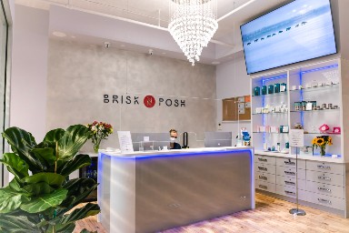 The BriskNPosh SoHo reception area